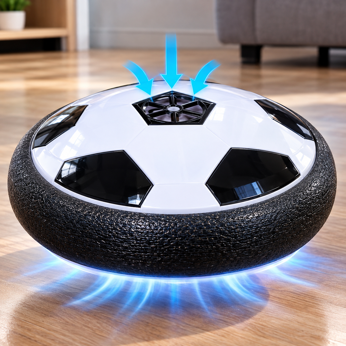 Pelota de Fútbol Flotante LED WOWI ⚽ | Diversión en Casa para Niños